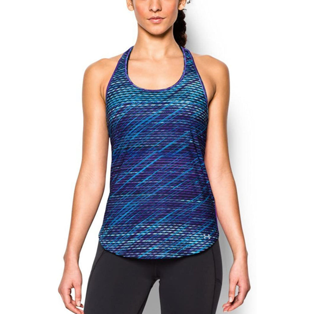 UNDER ARMOUR WOMEN’S FLY-BY PRINTED 2.0 TANK - Sweat Zone UK
