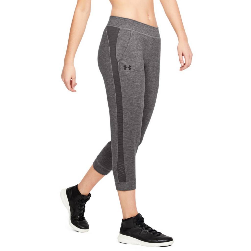 UNDER ARMOUR WOMEN’S FEATHERWEIGHT FLEECE CROP JOGGERS - Sweat Zone UK